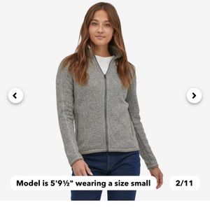 Patagonia better sweater fleece jacket